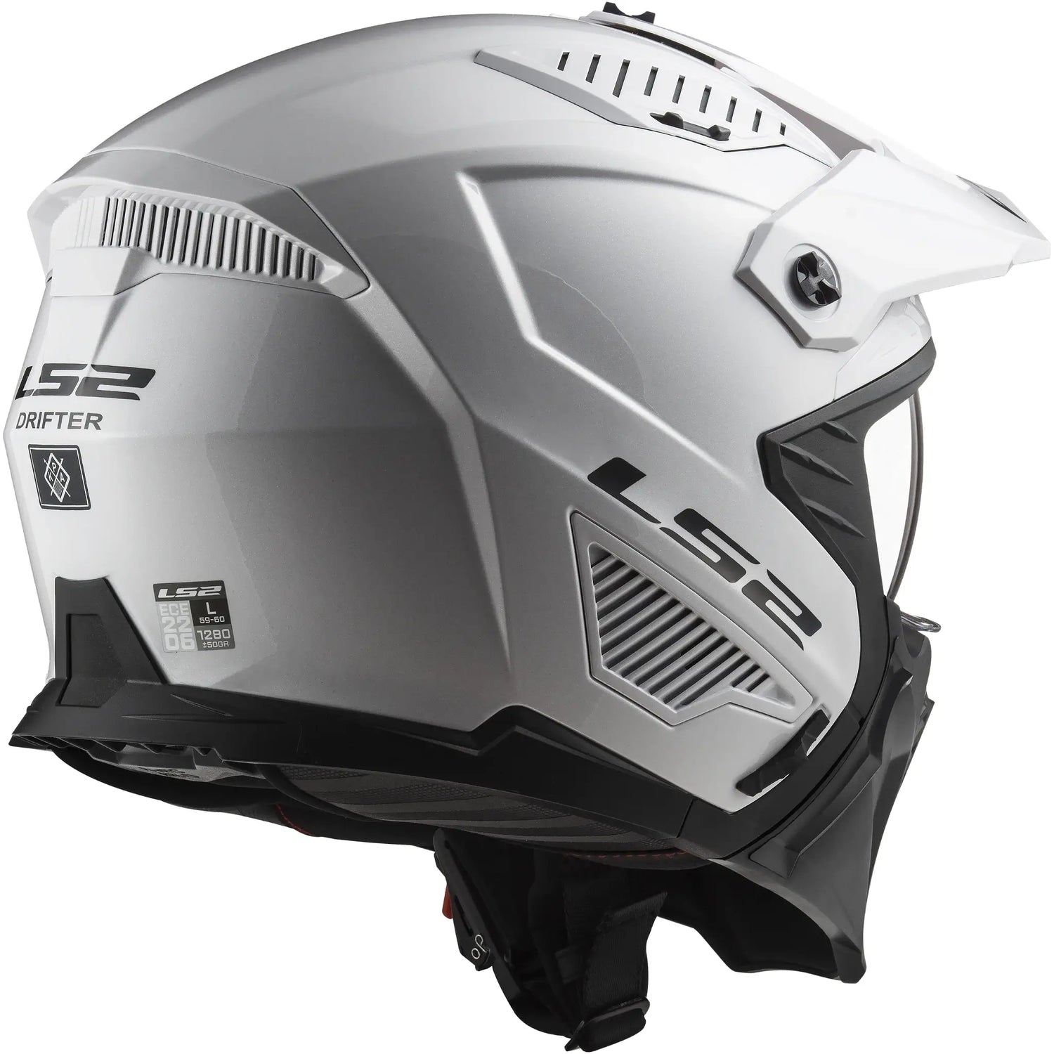 Casco LS2 OF606 Drifter Solid - Blanco Brillo