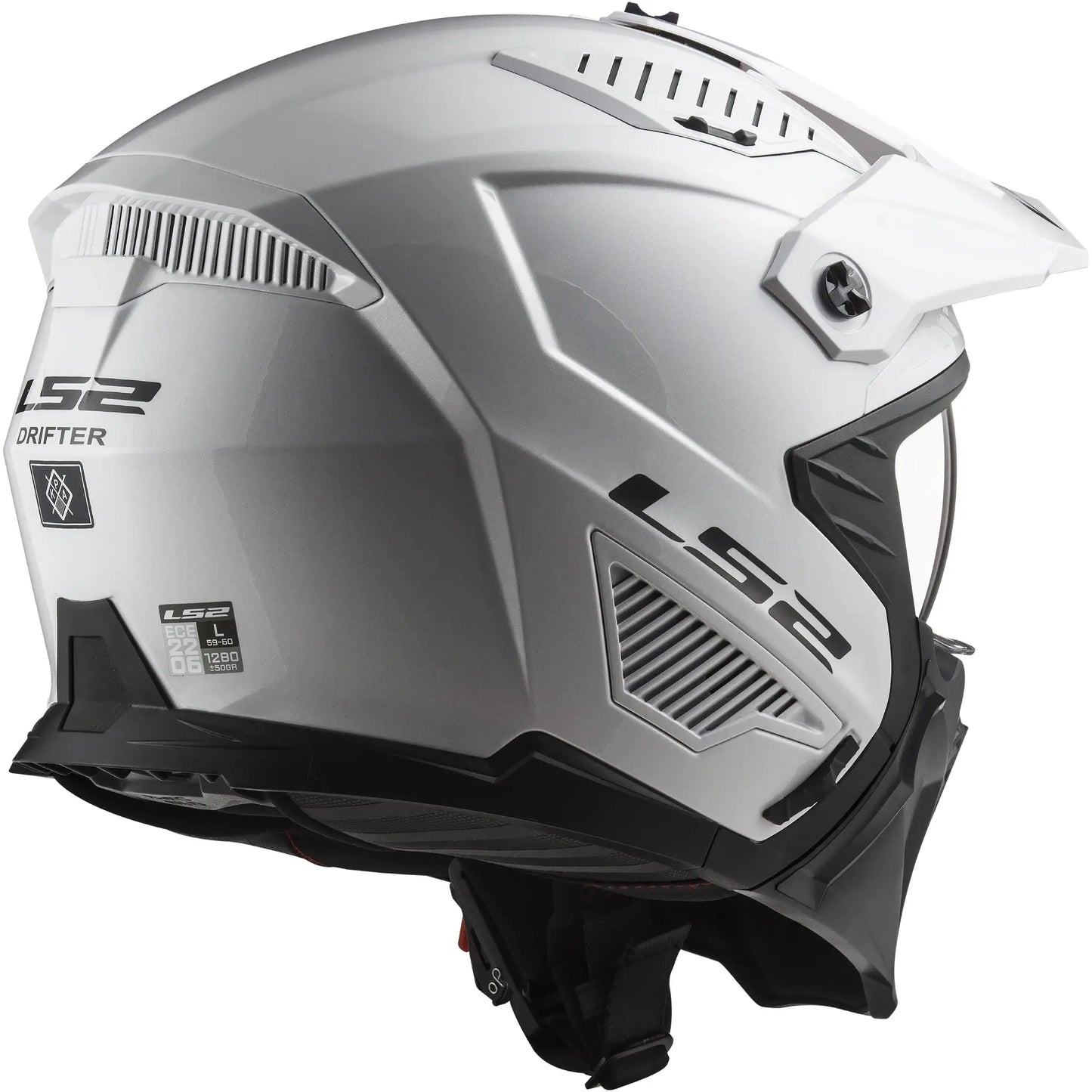 Casco LS2 OF606 Drifter Solid - Blanco Brillo