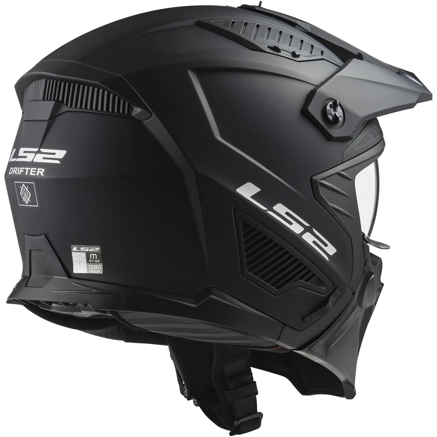Casco LS2 OF606 Drifter Solid - Negro Mate