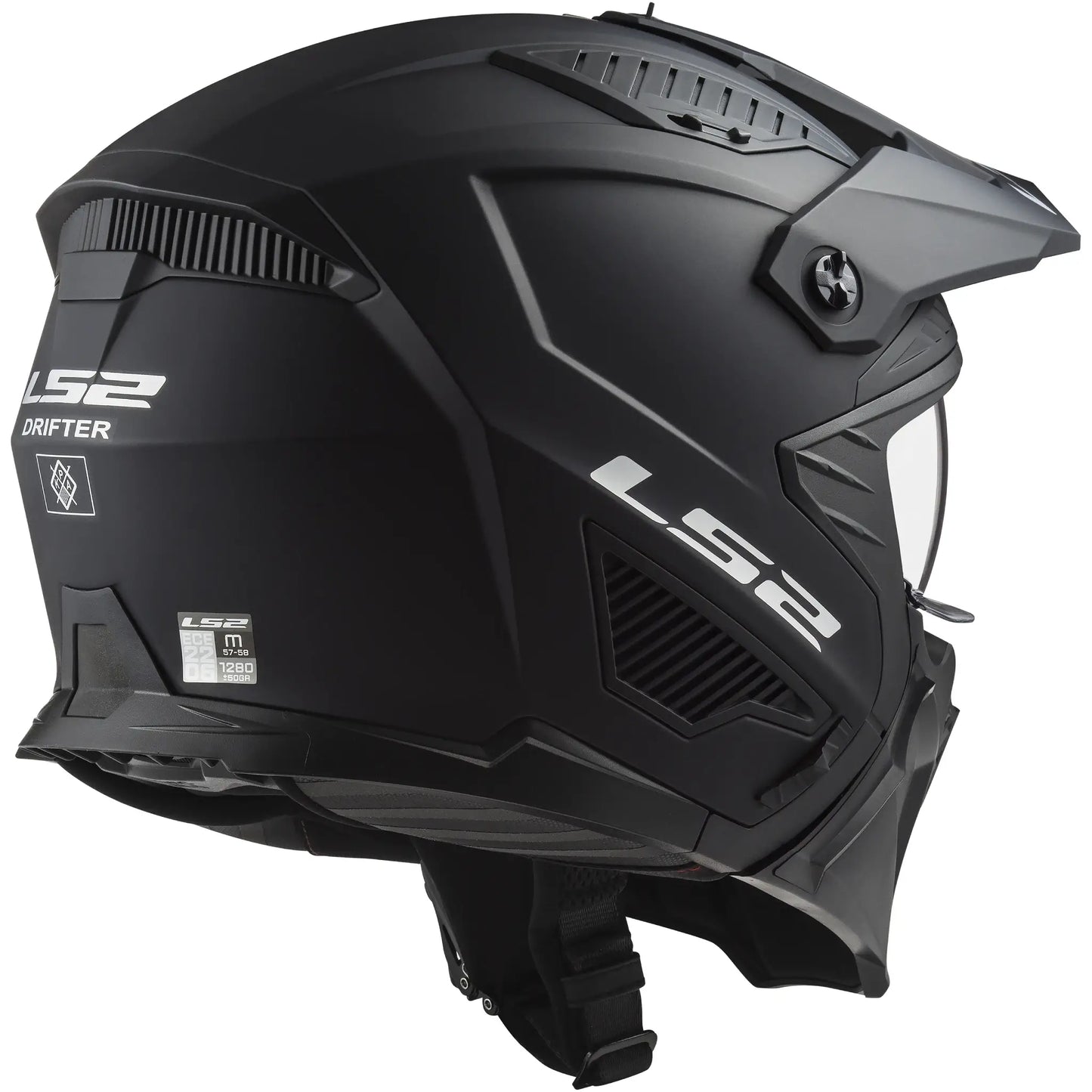 Casco LS2 OF606 Drifter Solid - Negro Mate