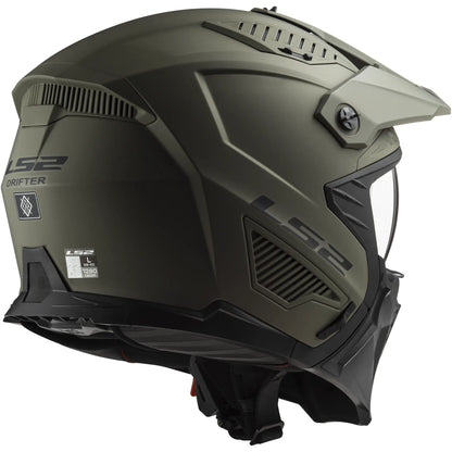 Casco LS2 OF606 Drifter Solid - Marrón Arena Mate