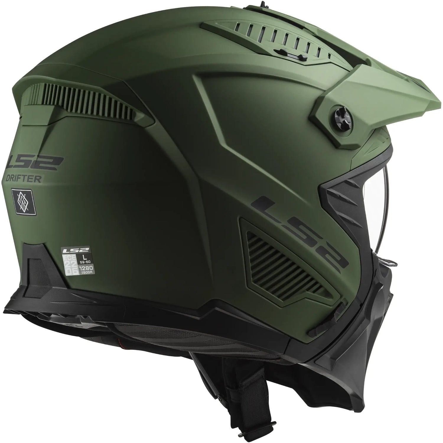 Casco LS2 OF606 Drifter Solid - Verde Mate
