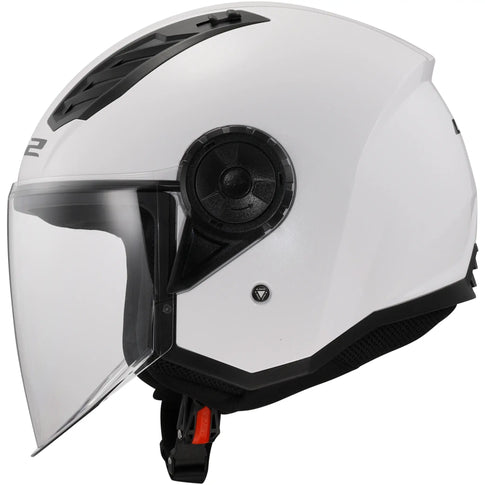 Casco LS2 OF616 Airflow II Solid - Blanco Brillo