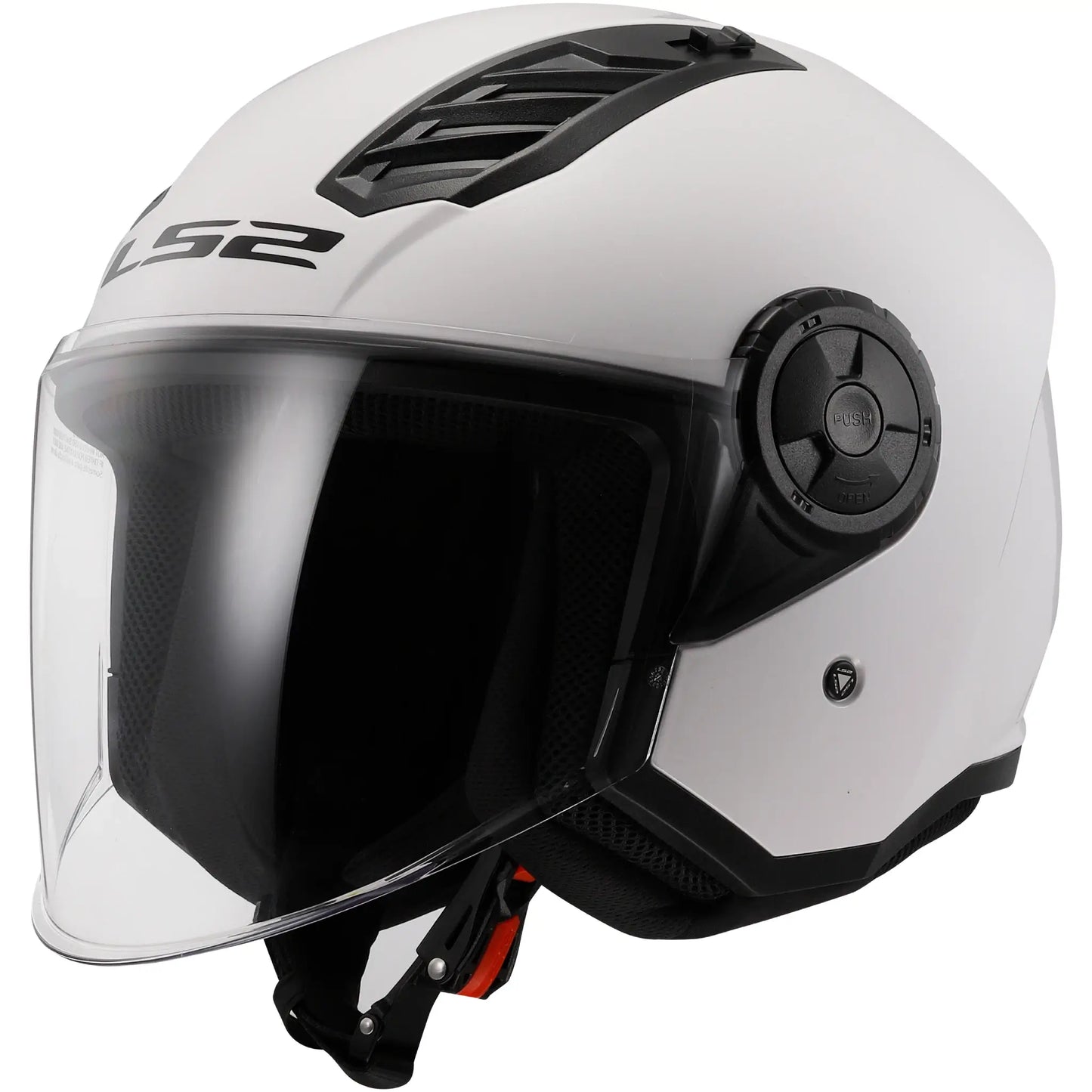 Casco LS2 OF616 Airflow II Solid - Blanco Brillo
