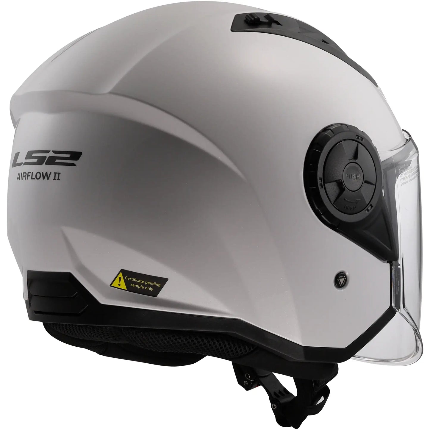 Casco LS2 OF616 Airflow II Solid - Blanco Brillo