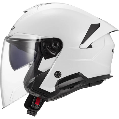 Casco LS2 OF618 Verso II Solid - Blanco Brillo