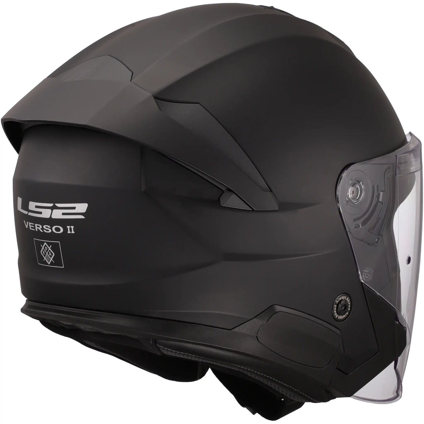 Casco LS2 OF618 Verso II Solid - Negro Mate