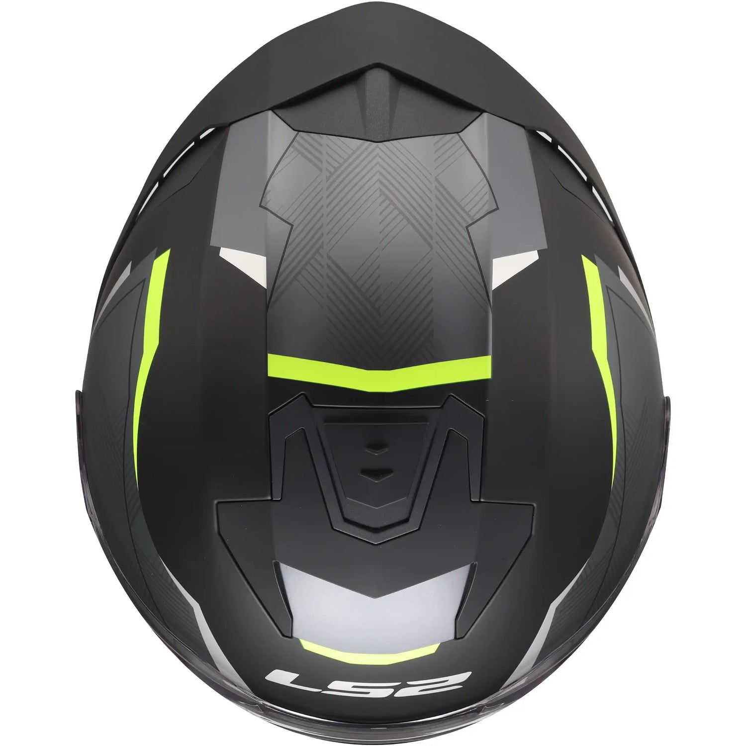 Casco LS2 OF618 Verso II Air - Negro/Amarillo Mate