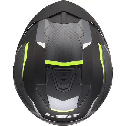 Casco LS2 OF618 Verso II Air - Negro/Amarillo Mate