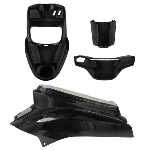 Kit Carenados Yamaha BW'S / MBK Booster >04 4 piezas TNT - negro metal 366190