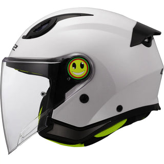 Casco LS2 OF622 Funny II Solid - Blanco Brillo