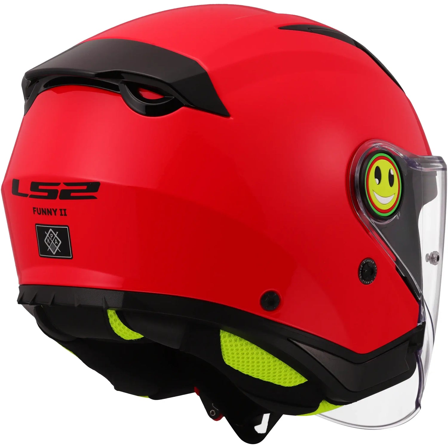 Casco LS2 OF622 Funny II Solid - Rojo Brillo
