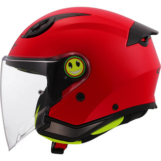 Casco LS2 OF622 Funny II Solid - Rojo Brillo