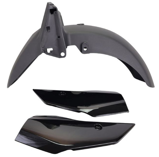 Guarda-lamas frontal Yamaha X-Max 125/300 23-24 TNT - preto
