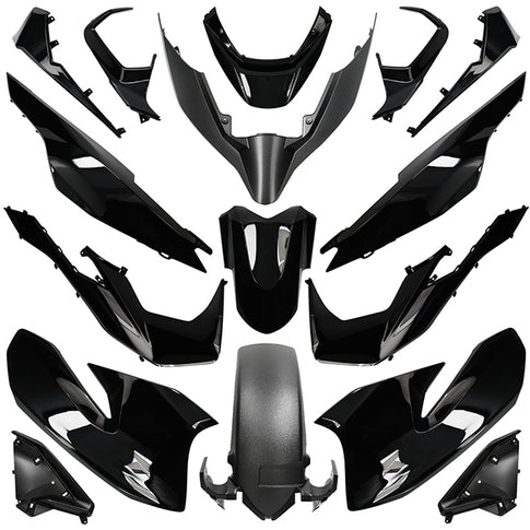 Kit carenados Honda Forza 125 / 300 18-20 negro TNT 367320