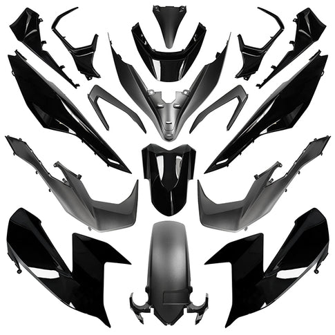 Kit carenados Honda Forza 125 / 300 21-23 negro TNT 367321