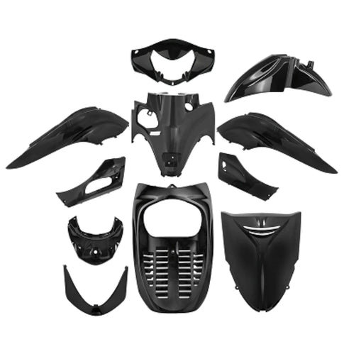 Kit de carénages Honda SH300i 07-10 11 pièces TNT - noir