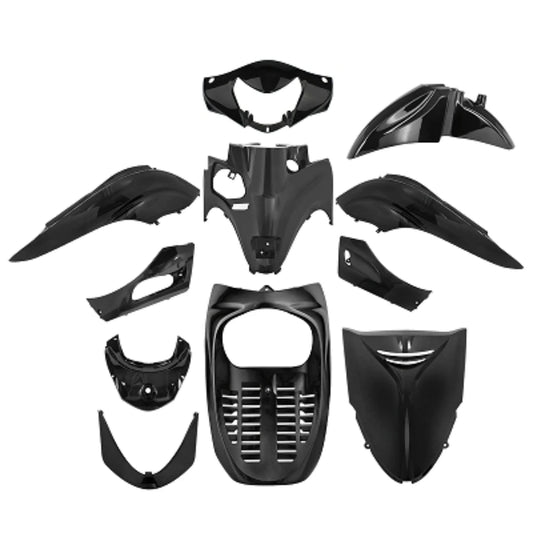 Honda SH300i Fairing Kit 07-10 11 pieces TNT - black