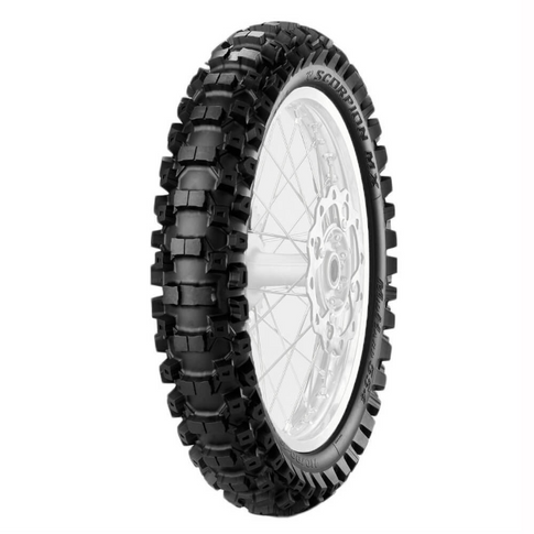 Neumático 90/100 - 14 NHS 49M  SCORPION MX32 MID SOFT Pirelli 3842400
