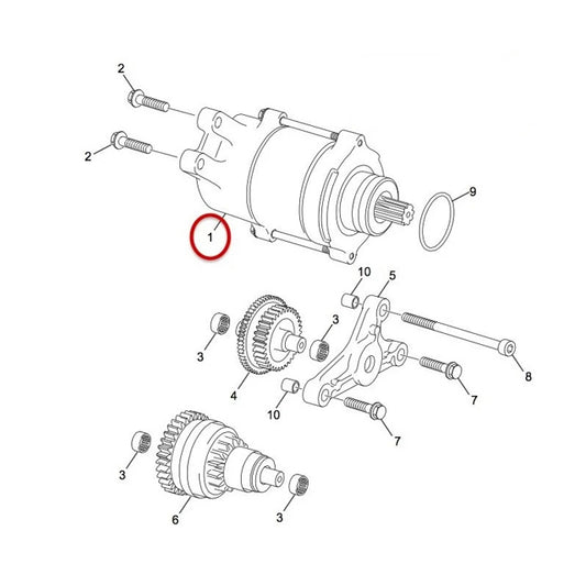 Starter motor Sherco SE 250/300 14-22
