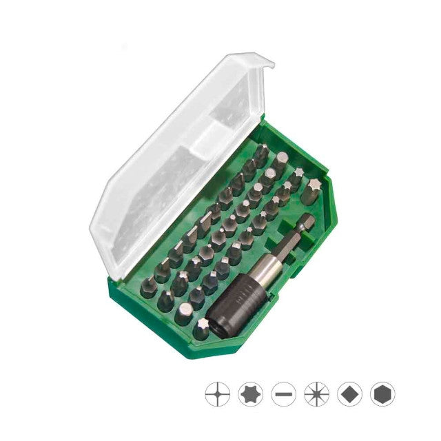 Kit puntas 1/4"x25mm 32 piezas Mota 39181
