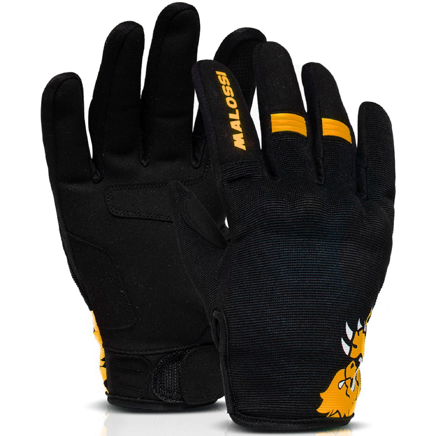 Guantes Malossi M-Gloves - Negro/Naranja