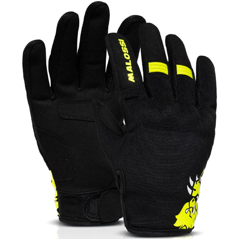 Guantes Malossi M-Gloves - Negro/Amarillo