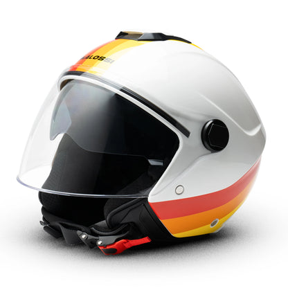 Casco Malossi Jet Dakar blanco