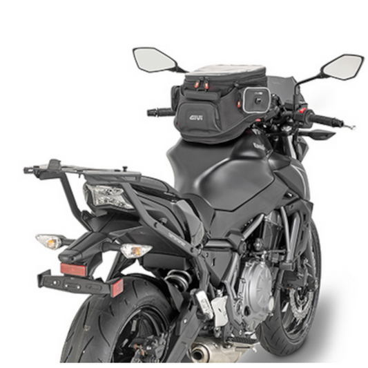 Soporte Maleta Monorack Monokey/Monolock Kawasaki Z 650 17 GIVI