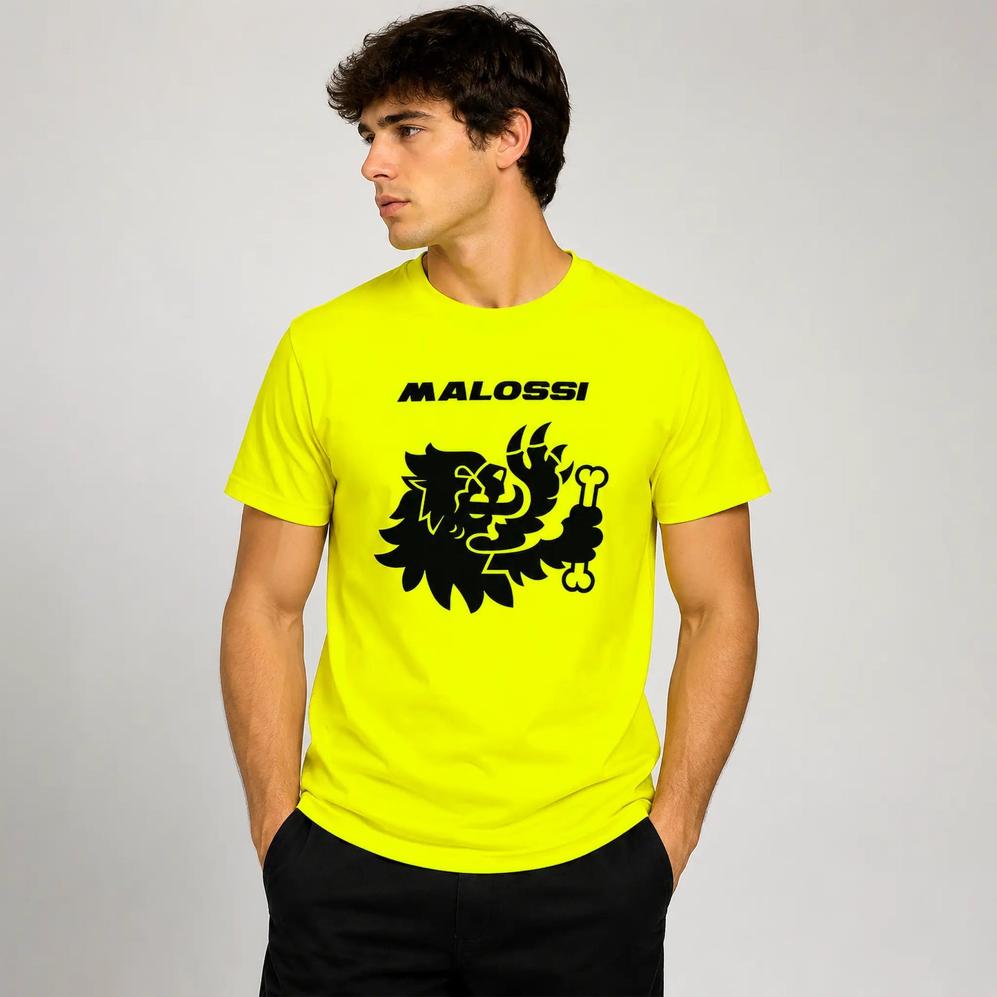 Camiseta Malossi Technical - Amarillo Flúor