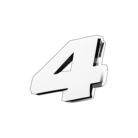 Autocolante Número 4 Branco PUIG