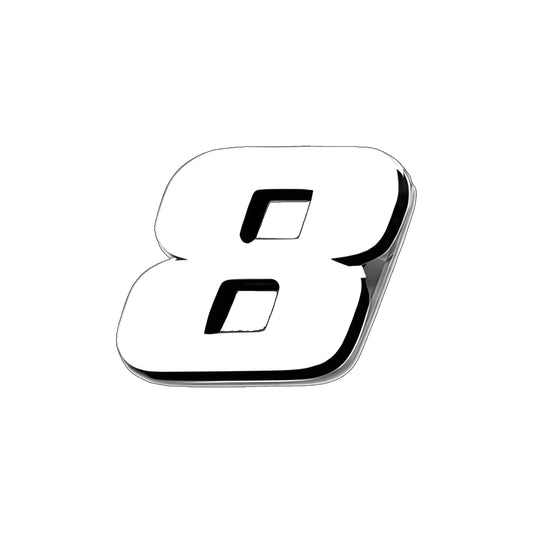 Number 8 White Sticker PUIG