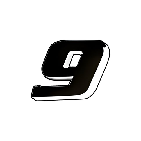 Autocolante Número 9 Preto PUIG