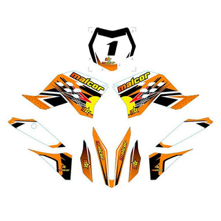 Kit autocollants Malcor réplique KTM 50 2018