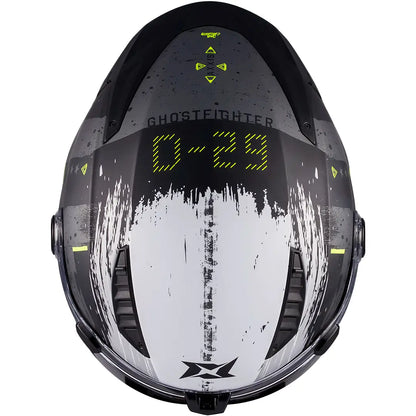 Axxis Ghostfighter SV D-29 B2 Helmet - Black/White/Matte Yellow
