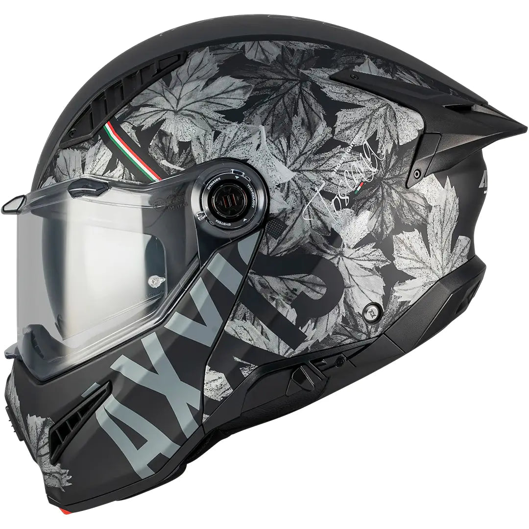 Casco Axxis Ghostfighter SV Toscana B2 - Negro/Gris Mate