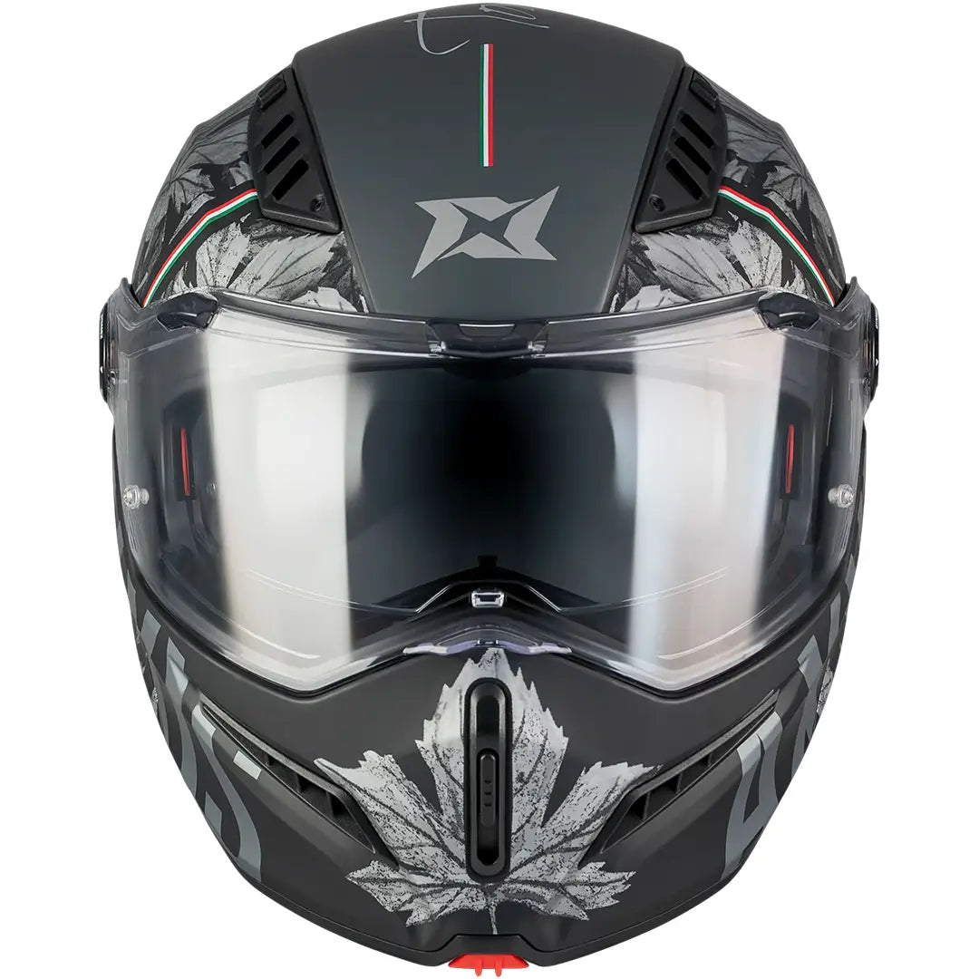 Casco Axxis Ghostfighter SV Toscana B2 - Negro/Gris Mate