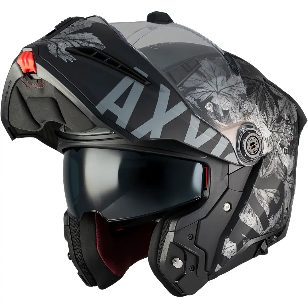 Casco Axxis Ghostfighter SV Toscana B2 - Negro/Gris Mate
