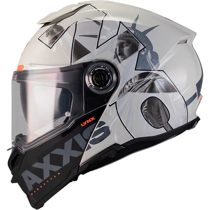 Casco Axxis Lynx SV Manhattan C2 - Negro/Gris Brillo