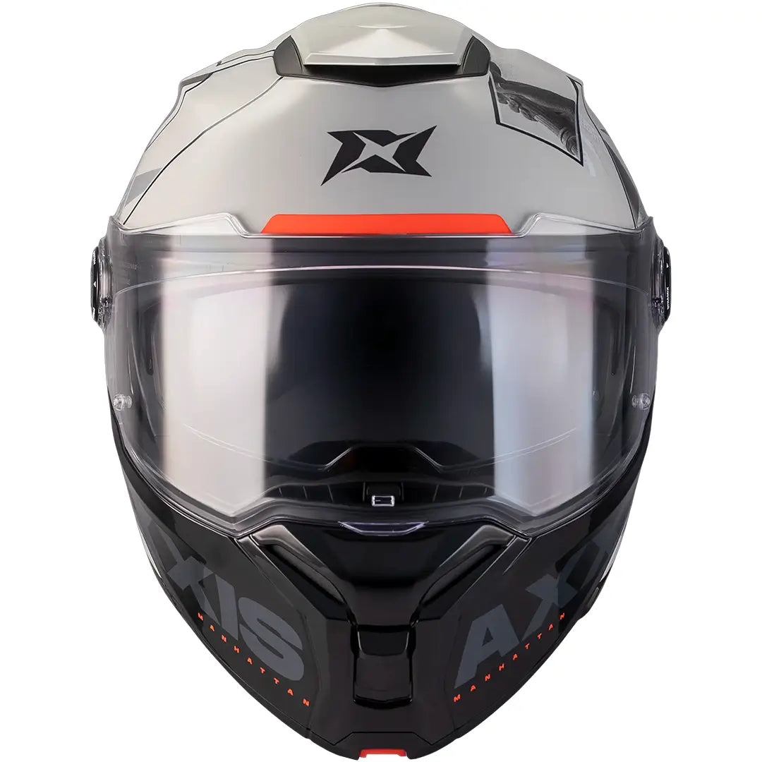 Casco Axxis Lynx SV Manhattan C2 - Negro/Gris Brillo