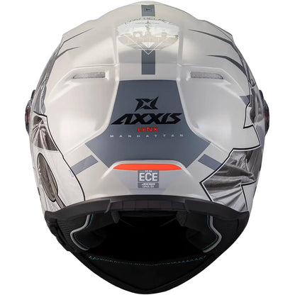 Casco Axxis Lynx SV Manhattan C2 - Negro/Gris Brillo