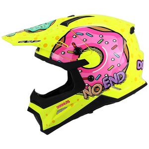 Casco NoEnd Doonuts Kid - Amarillo Fluo
