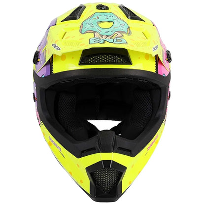 Casco NoEnd Doonuts Kid - Amarillo Fluo