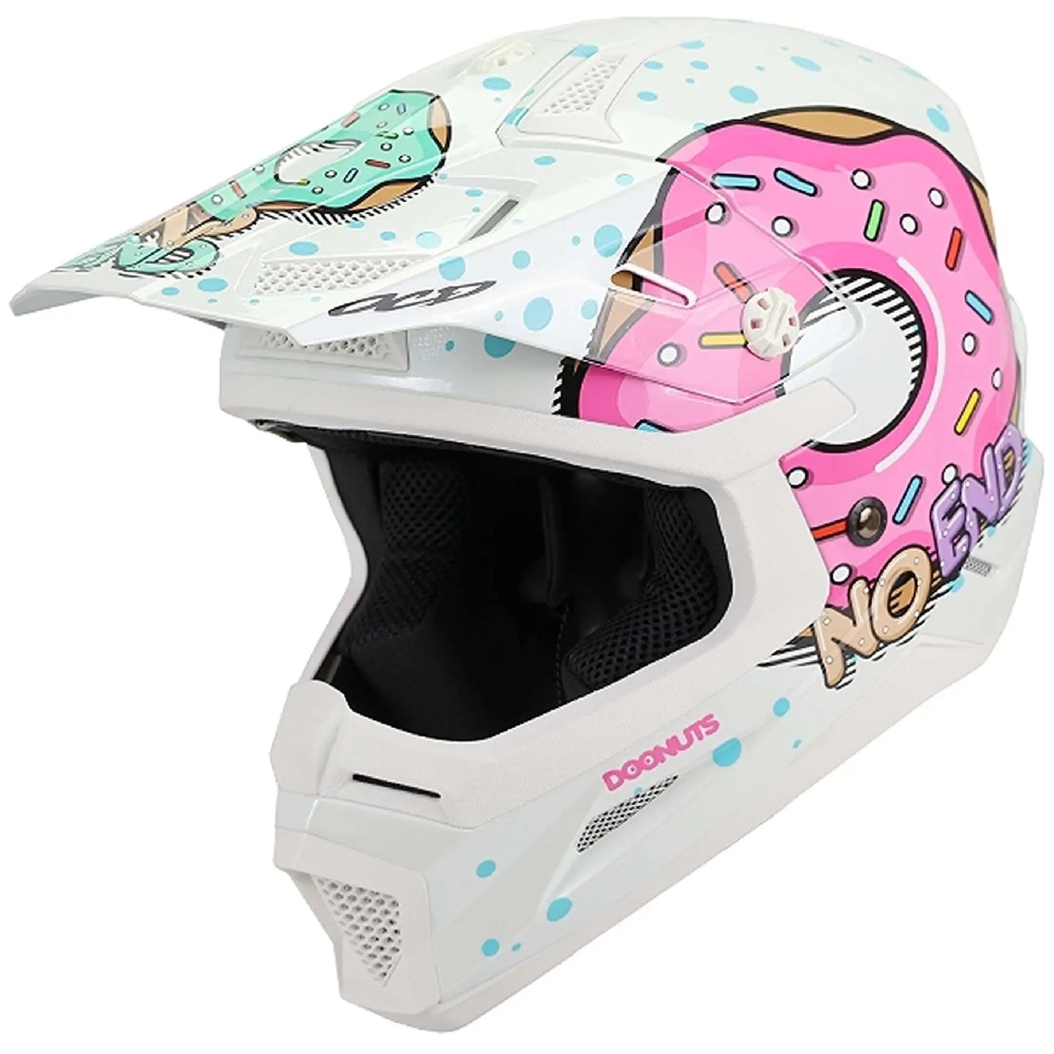 Casco NoEnd Doonuts Kid - Blanco