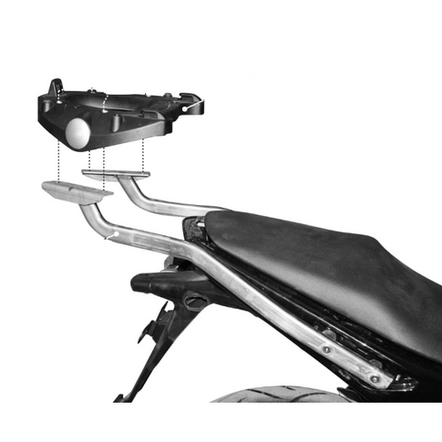 Support de valise Monorack Monokey/Monolock Kawasaki ER6N-F 650 09-11 GIVI