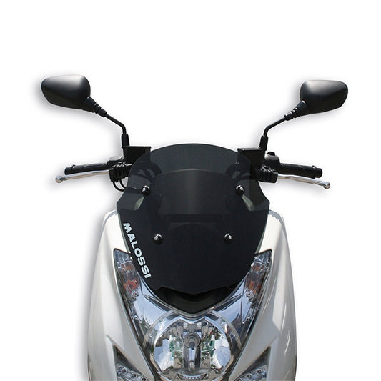 Cúpula sport Yamaha Majesty S 125 ie - negro ahumado oscuro Malossi 4516502