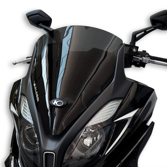 Sport windscreen Kymco Downtown / Superdink 125/350cc - dark smoked Malossi