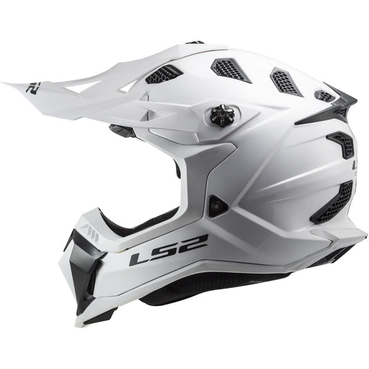 Casco LS2 MX700 Subverter Evo II Solid - Blanco Brillo