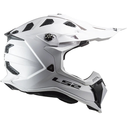 Casco LS2 MX700 Subverter Evo II Solid - Blanco Brillo