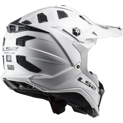 Casco LS2 MX700 Subverter Evo II Solid - Blanco Brillo